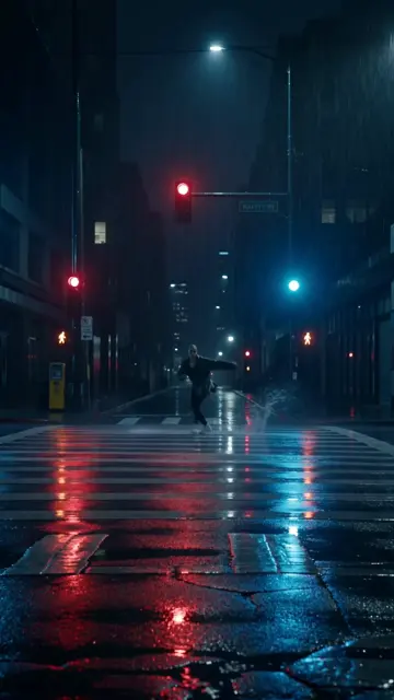 Neon Crosswalk